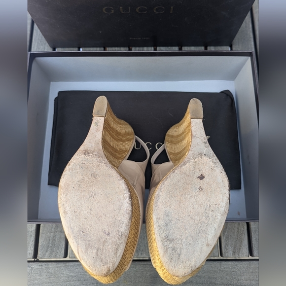 VINTAGE GUCCI WEDGE | VERNICE SABEL - Picture 3 of 4